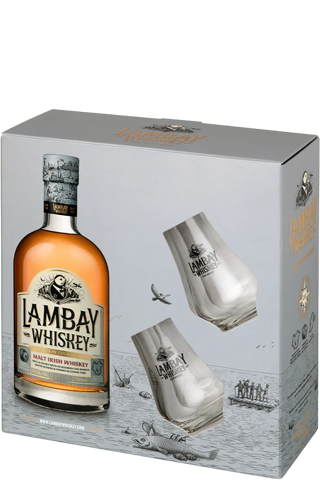 Lambay Malt Irish Whiskey 43% 0,7л (gift box+2 glasses)