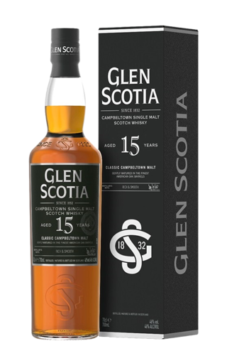 Glen Scotia Aged 15 Years Single Malt 46% 0,7л (к/кор)