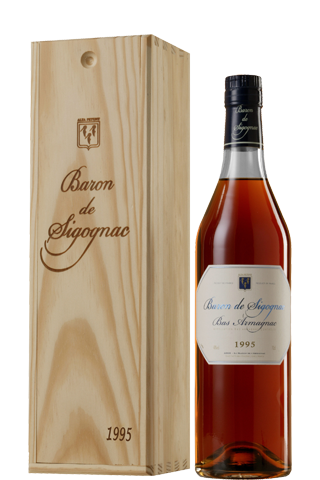 Bas Armagnac Baron de Sigognac 1995 40% 0,7л (wood.box)