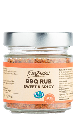 BBQ Rub Sweet & Spicy 100г Glass, FassZination