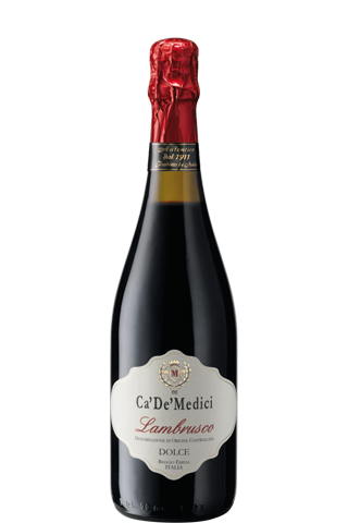 Ca'De'Medici Lambrusco Reggio Emilia DOC Dolce 8% 0,75л (Rosso)