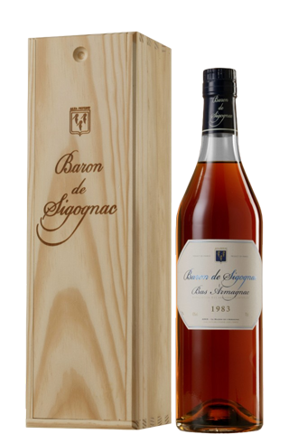 Bas Armagnac Baron de Sigognac 1983 40% 0,7л (wood.box)