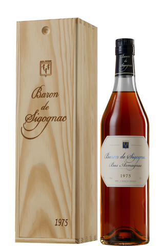 Bas Armagnac Baron de Sigognac 1975 40% 0,7л (wood.box) 