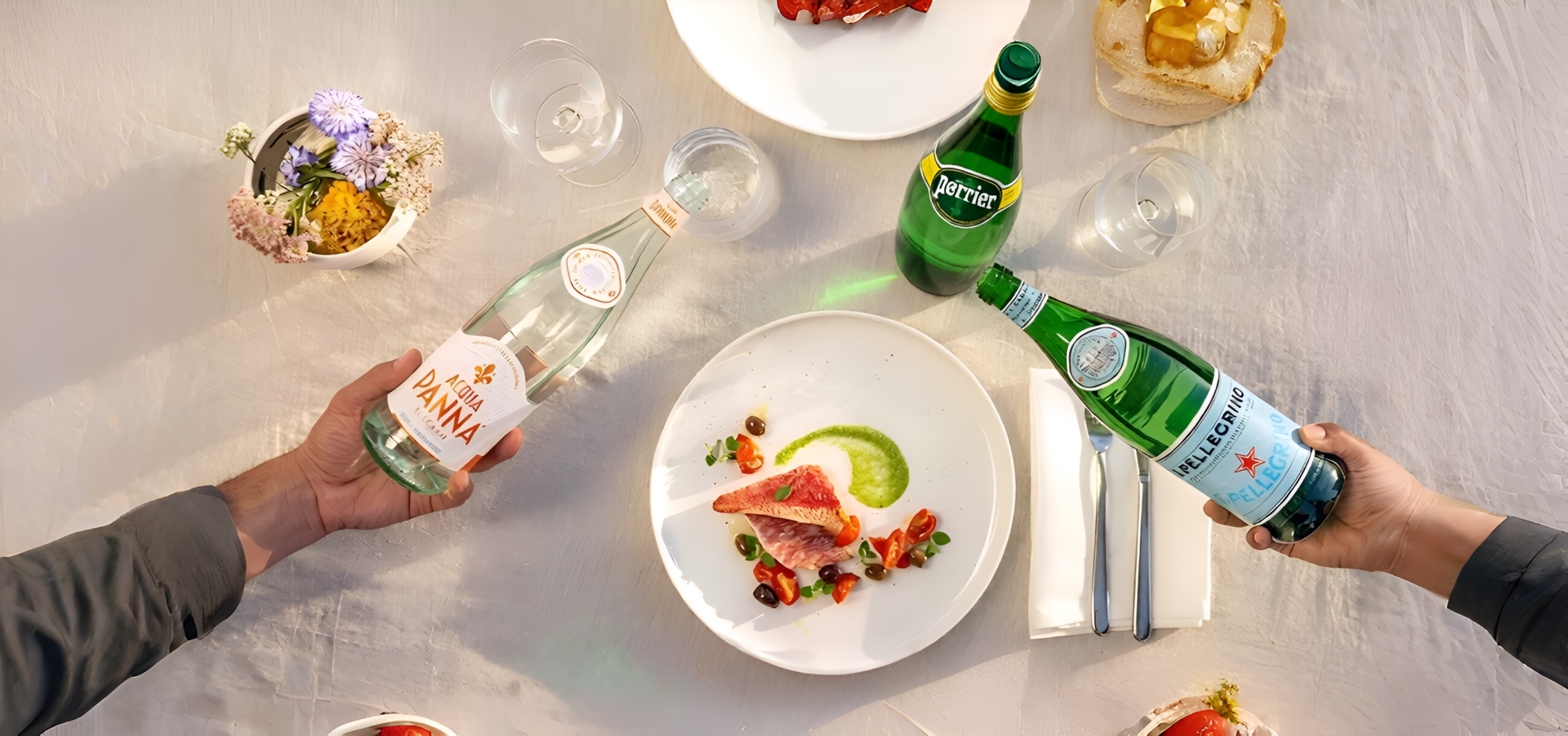 Acqua Panna, San Pellegrino и Perrier