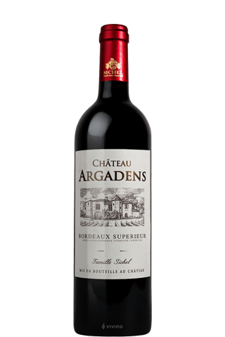 Chateau Argadens Bordeaux Superieur 2019 14,5% 0,75л