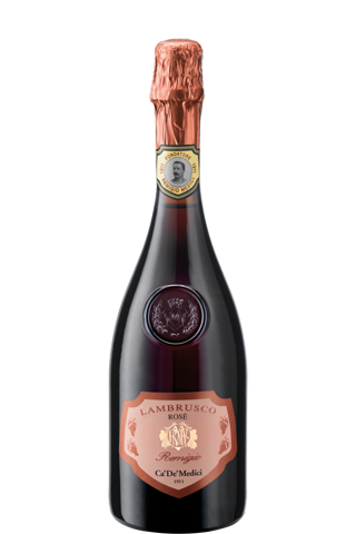 Ca'De'Medici Lambrusco Remigio DOC Rose 9% 0,75л