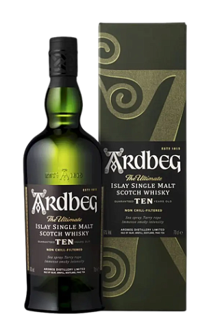 Ardbeg Islay Single Malt Scotch Whisky Ten Years Old 46% 1л 