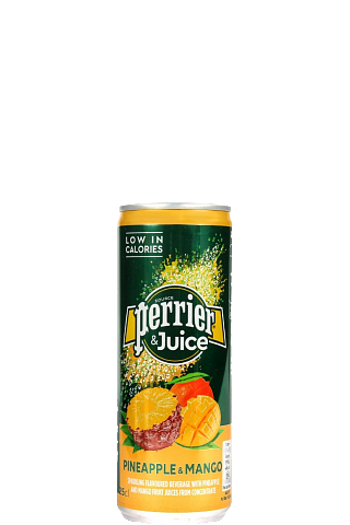Perrier & Juice Pineapple & Mango 0,25л