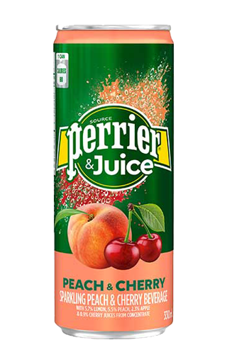 Perrier & Juice Peach & Cherry 0,25л