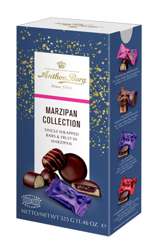 Anthon Berg Marzipan Collection Single Wrapped Bars & Fruit in Marzipan 325г