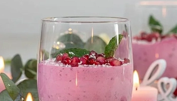Малиновый мусс с ликёром Crème de Framboise