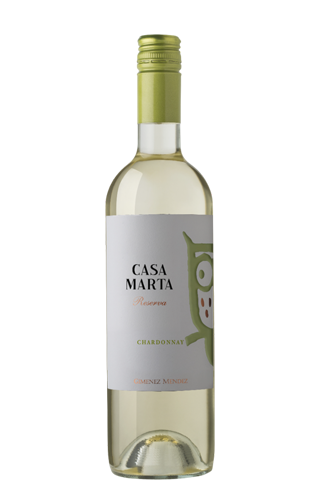 Gimenez Mendez Casa Marta Reserva Chardonnay 2023 13% 0,75л